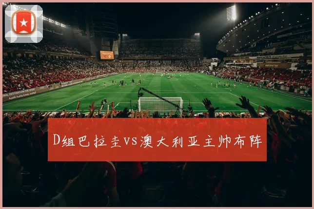 D组巴拉圭vs澳大利亚主帅布阵